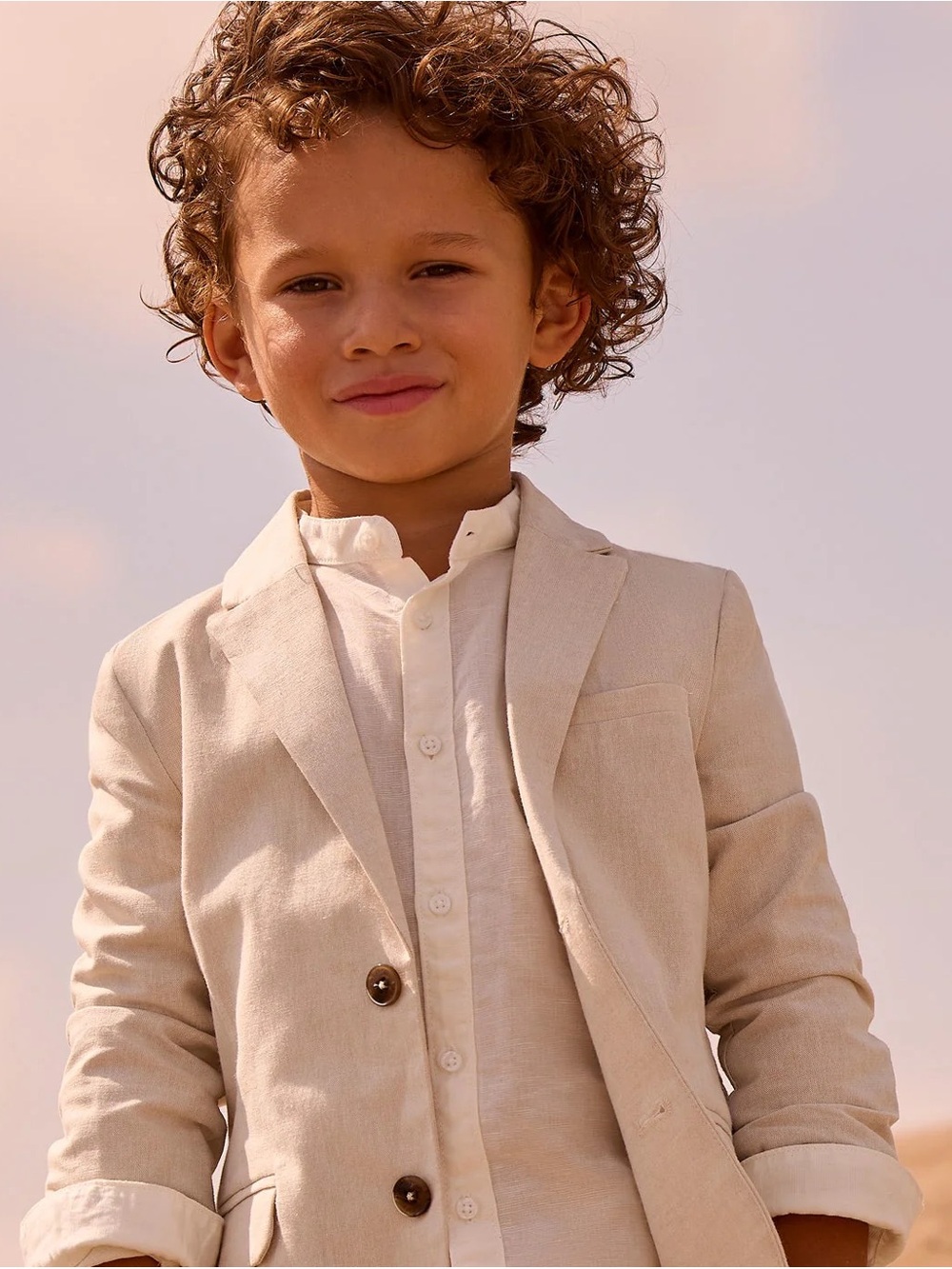 Mayoral Linen Blazer